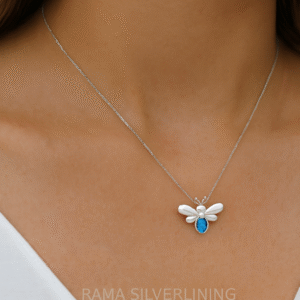 Silver Necklace - Firefly